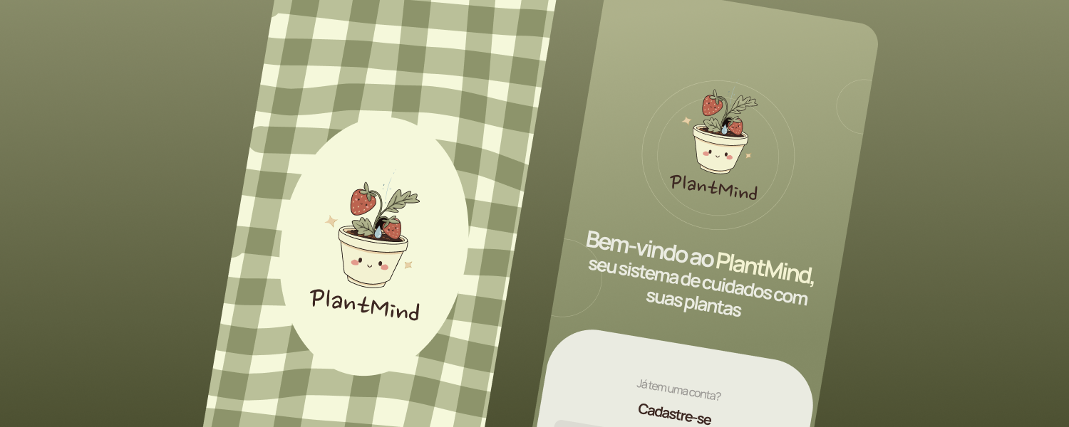 Telas do app PlantMind