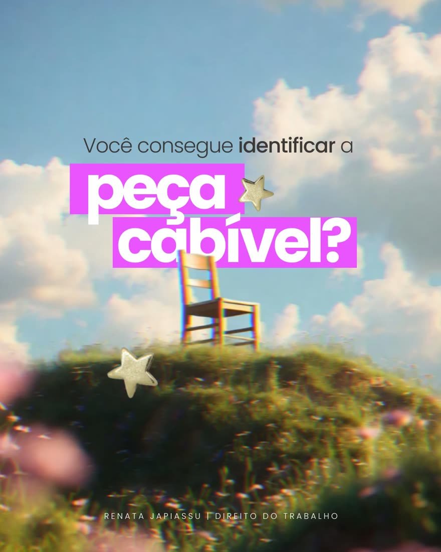 Post — Renata Japiassu: você consegue identificar a peça cabível?